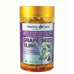 Healthy Care Grape Seed 12000 mg 120cap เมล็ดองุ่นเข้มข้น จากออสเตเรีย คืนความอ่อนเยาว์ให้ผิวพรรณ ช่วยให้ผิวหน้าเนียนใส เปล่งปลั่ง 0